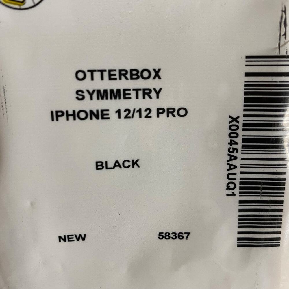 OtterBox iPhone 12 & iPhone 12 Pro Symmetry Series Case - Black, Ultra-Sleek - Picture 7 of 16